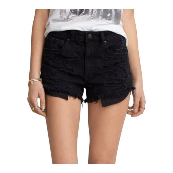 American Eagle Hi-Rise Shortie Jean Shorts - Picture 5 of 5